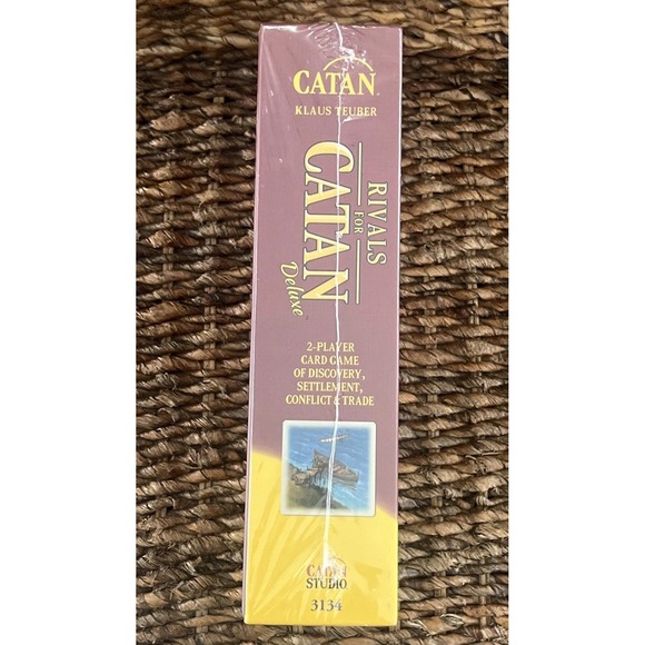 RIVALS FOR CATAN DELUXE 2 Player Card Game Civilization Building Strategy SEALED - Picture 6 of 6